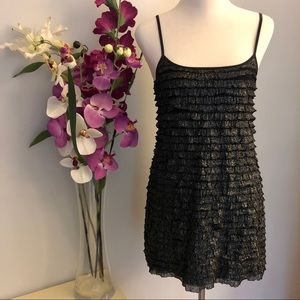 NWT Free People | Black Spaghetti Strap Dress